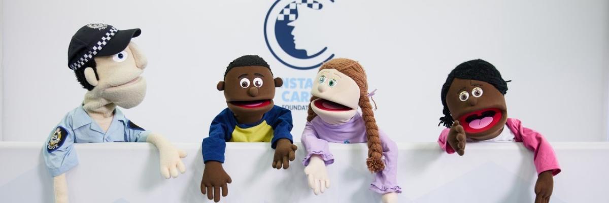 Constable Care puppets