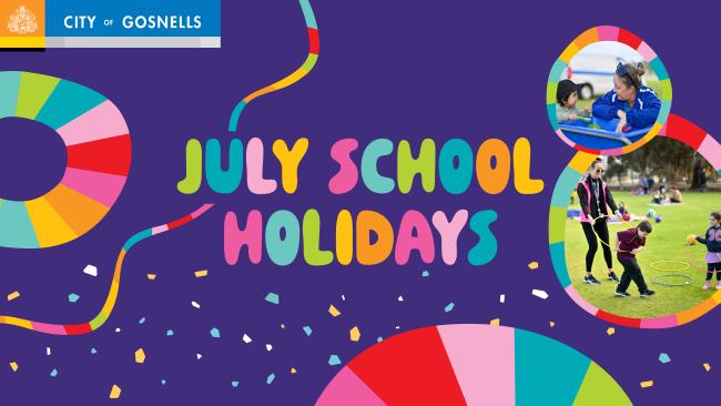 Families July School Holiday Banner