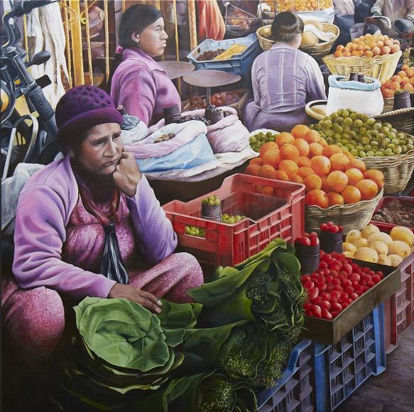 Still Life in Kathmandu - by Annette Wheeler